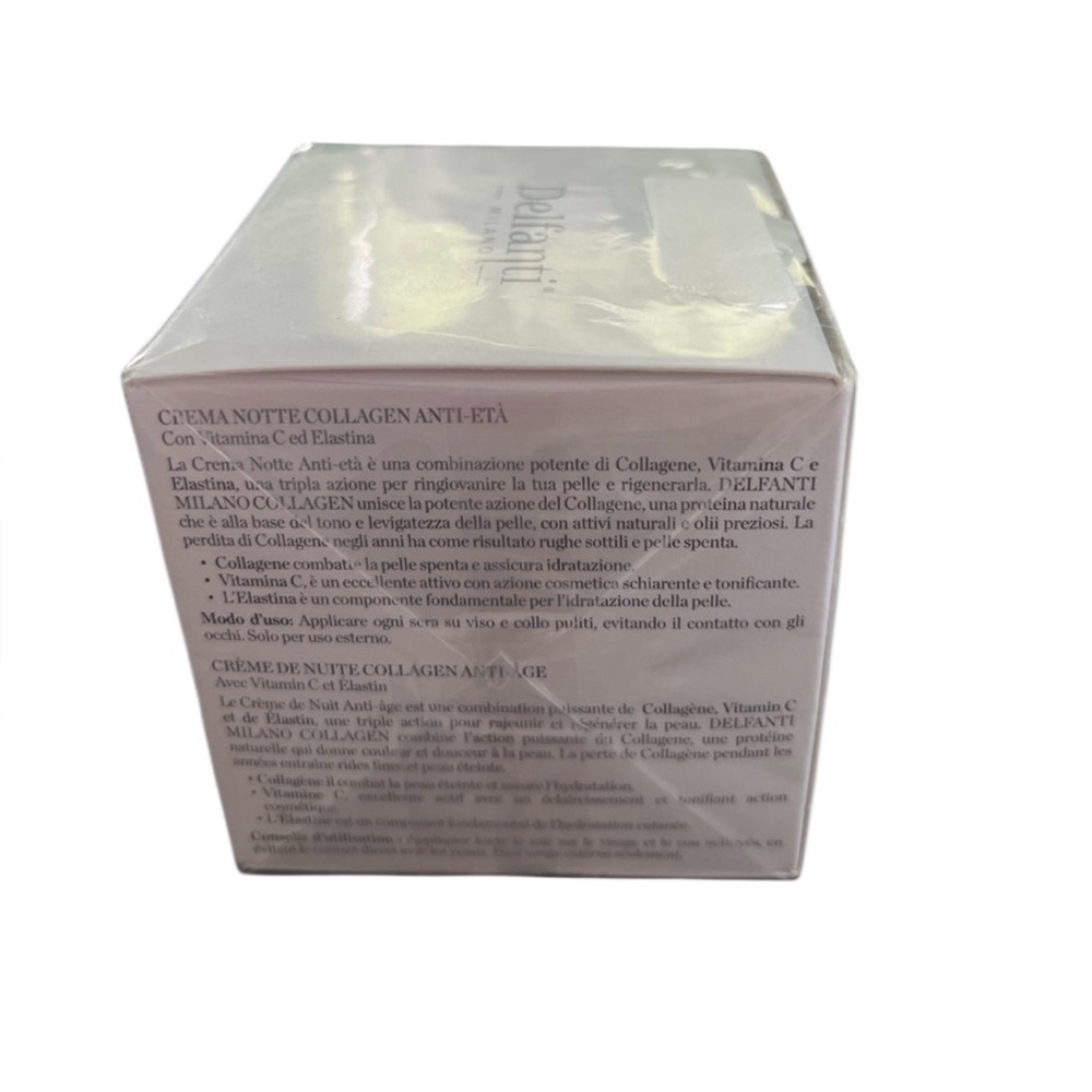Delfanti Milano Anti-Aging Night Cream Collagen
With Vitamin C & Elastin - Picture 3 of 4